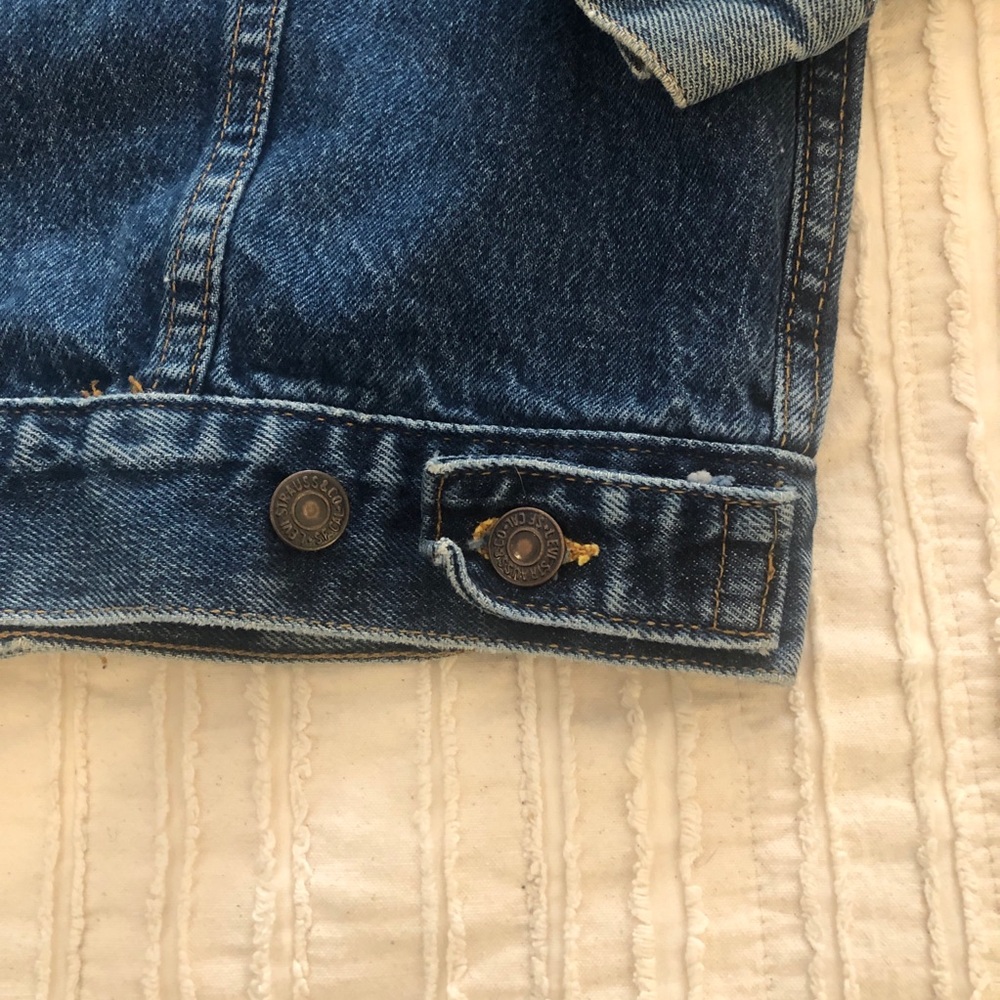 LEVI’S VTG Trucker Denim Jean Jacket 57508-1109 - Picture 8 of 15